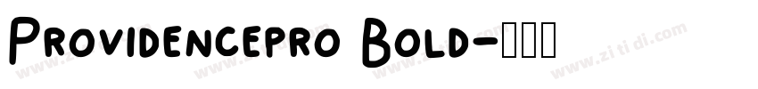 Providencepro Bold字体转换